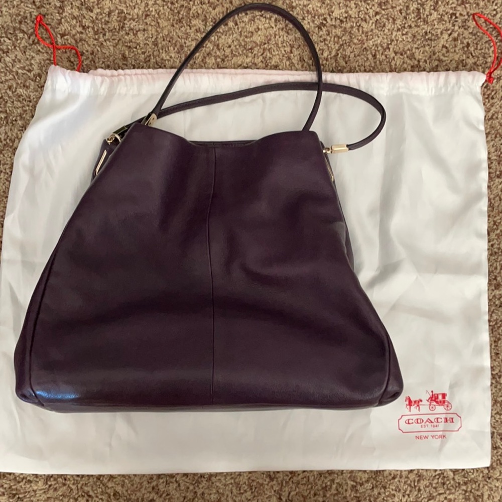 Purple Coach Shoulder bag